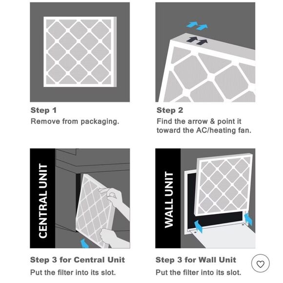 White Air Filter MERV 8 - Picture 7 of 11